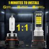 2 PCS V6 H16 DC9-36V 30W 3000LM IP65 Car LED Double Color Fog Light with 30LEDs SMD-2525 Lamp - Image 3