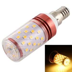 E14 12W 500LM 60LEDs Corn Light Bulb 185-240V SMD 2835, Warm Light 3000K