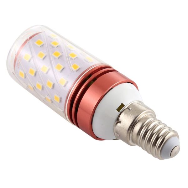 E14 12W 500LM 60LEDs Corn Light Bulb 185-240V SMD 2835, Warm Light 3000K - Image 3