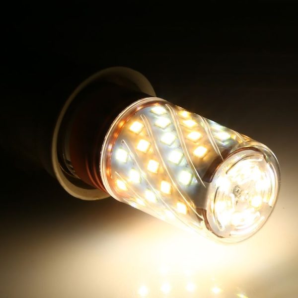 E14 12W 500LM 60LEDs Three-Color Dimming Corn Light Bulb SMD 2835 - Image 6