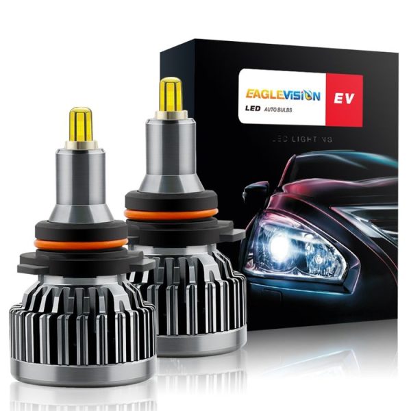 V9 9006 2 PCS DC10-32V / 6000K / 3000LM / 30W IP65 Waterproof Car LED Headlight - Image 8