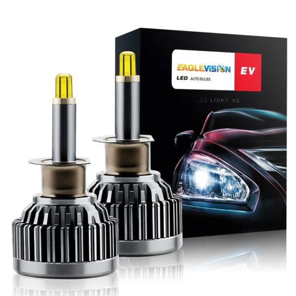 V9 H1 2 PCS DC10-32V / 6000K / 3000LM / 30W IP65 Waterproof Car LED Headlight - Image 8