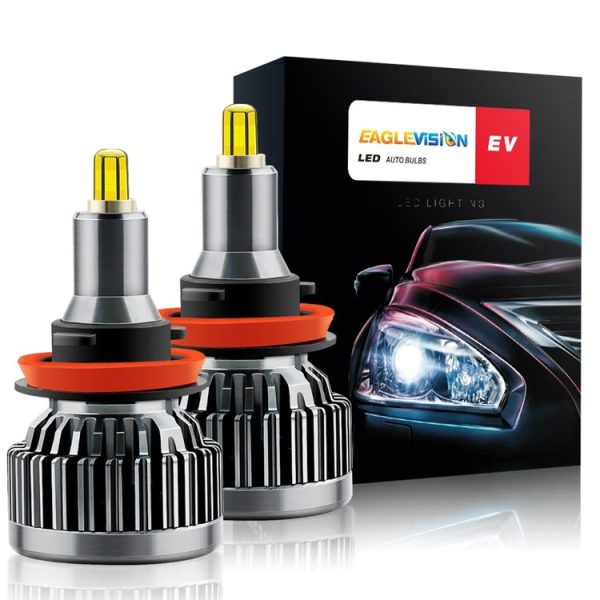 V9 H11 2 PCS DC10-32V / 6000K / 3000LM / 30W IP65 Waterproof Car LED Headlight - Image 8