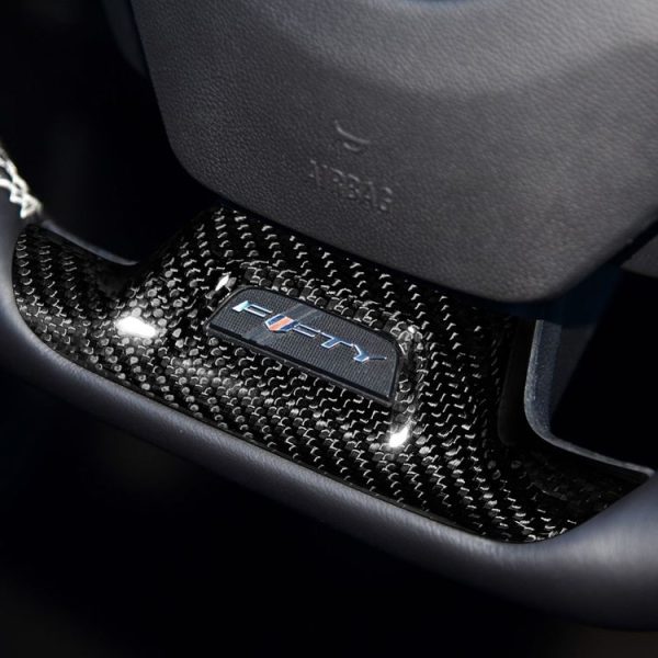Car Carbon Fiber Steering Wheel Decorative Sticker for Chevrolet Camaro 2016-2020, Style: with Hole - Image 5