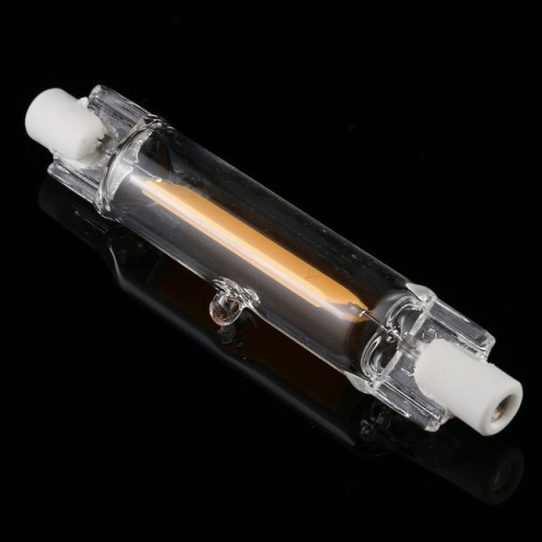 R7S 3W 350LM 78mm COB LED Bulb Glass Tube Replacement Halogen Lamp Spot Light, Warm Light - Image 2