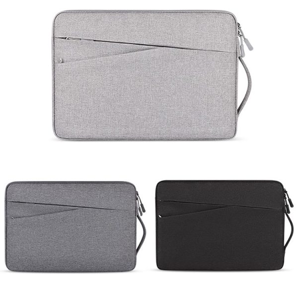 ND01DS Polyester Notebook Laptop Liner Bag with Small Bag, Size: 13.3 inch (Hemp Grey) - Image 2