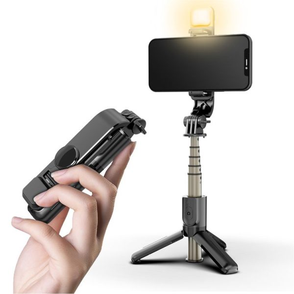 L10S Mini Fill Light Bluetooth Selfie Stick Tripod Mobile Phone Holder - Image 7