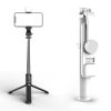 Q02S Fill Light Bluetooth Selfie Stick Tripod Mobile Phone Holder (White)