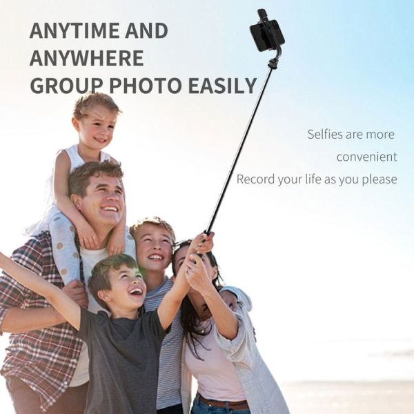 Q02S Fill Light Bluetooth Selfie Stick Tripod Mobile Phone Holder (White) - Image 8