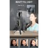 Q03S Fill Light Bluetooth Selfie Stick Tripod Mobile Phone Holder (White) - Image 2