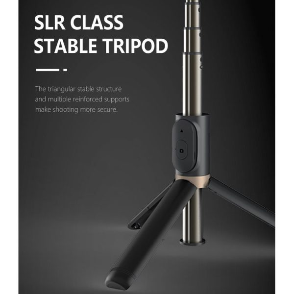 Q03S Fill Light Bluetooth Selfie Stick Tripod Mobile Phone Holder (White) - Image 5