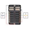A5517 12 Way Fuse Box Blade Fuse Holder with LED Warning Indicator for Auto Car Truck Boat - Image 4