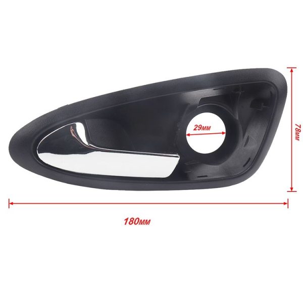 A5822-01 Car Electroplating Left Side Door Inside Handle 6J1837113A for Seat Ibiza 2009-2012 - Image 6