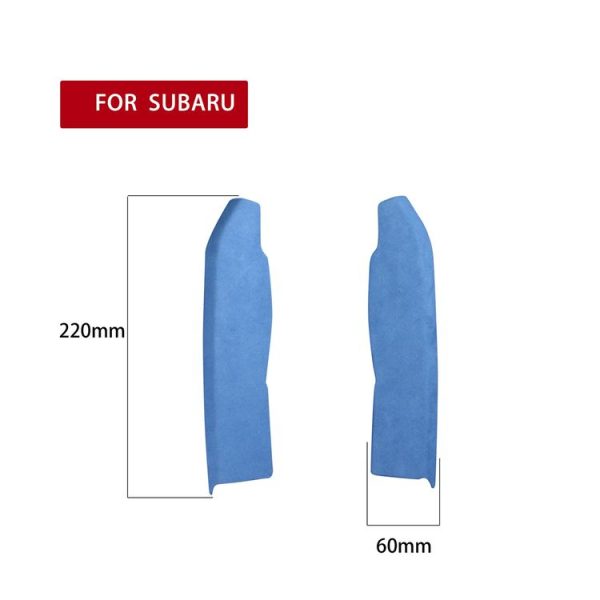 Car Suede Wrap Central Control Cover for Subaru BRZ / Toyota 86 2013-2020, Left and Right Drive Universal (Sky Blue) - Image 2