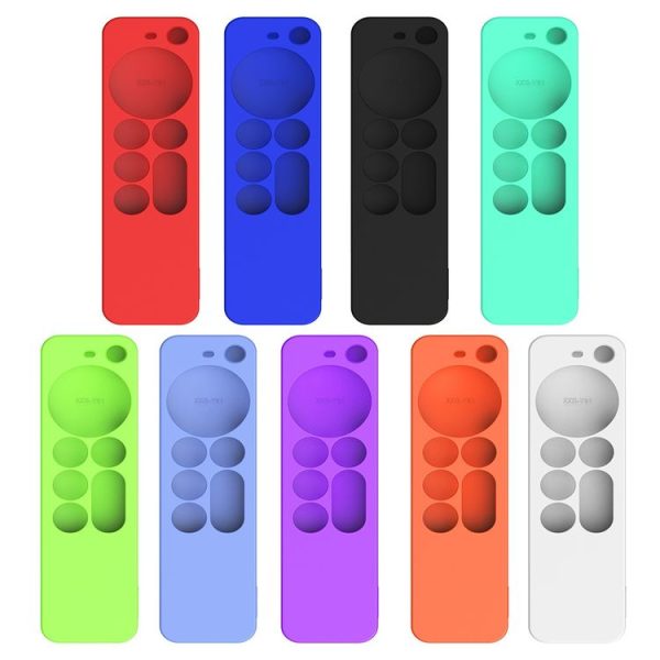 Silicone Protective Case Cover For Apple TV 4K 4th Siri Remote Controller (Blue) - Image 3