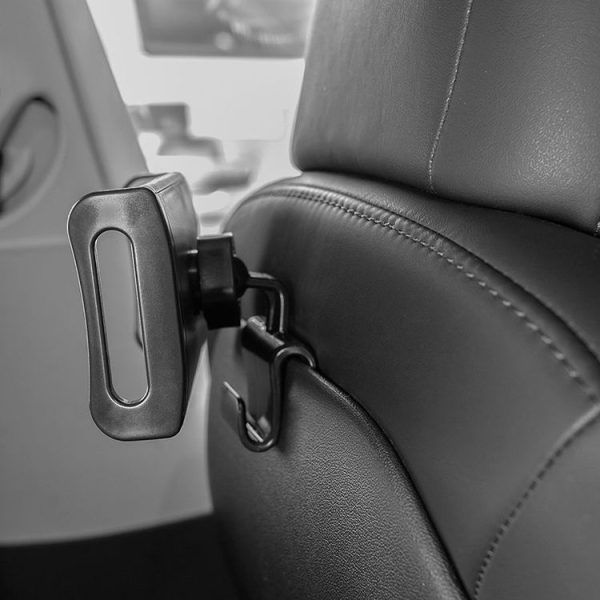 Car Rear Seat Phone Holder for Tesla Model 3 / Y (Black) - Image 5