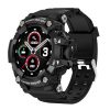 T6 1.28 inch IPS Screen IP67 Waterproof Smart Watch, Support Sleep Monitoring / Heart Rate Monitoring / Blood Pressure Monitoring / Multi-sports Mode (Black)
