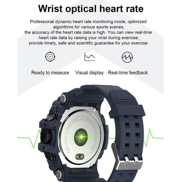 T6 1.28 inch IPS Screen IP67 Waterproof Smart Watch, Support Sleep Monitoring / Heart Rate Monitoring / Blood Pressure Monitoring / Multi-sports Mode (Black) - Image 6