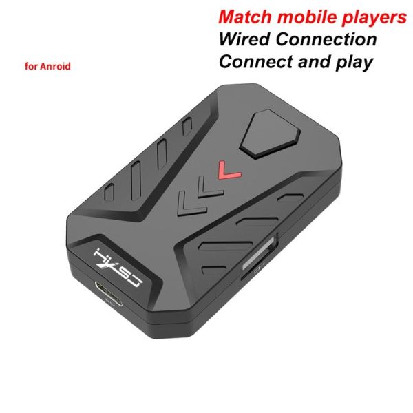 HXSJ P8 Mobile Phone Keyboard Mouse Converter for Android System (Black) - Image 3