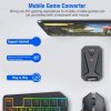 HXSJ P8 Mobile Phone Keyboard Mouse Converter for Android System (Black) - Image 5