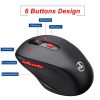 HXSJ T67 Bluetooth 3.0+5.0 Simple Style Mute Wireless Mouse (Black) - Image 6