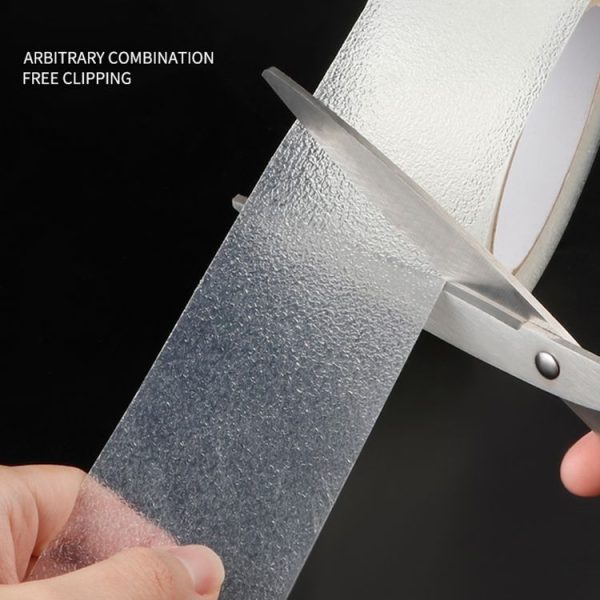 Floor Anti-slip Tape PEVA Waterproof Nano Non-marking Wear-resistant Strip, Size: 5cm x 5m (Transparent) - Image 2