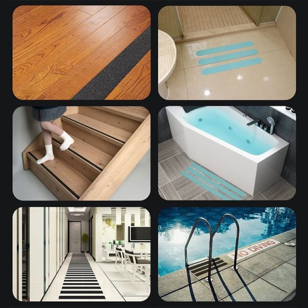 Floor Anti-slip Tape PEVA Waterproof Nano Non-marking Wear-resistant Strip, Size: 5cm x 5m (Transparent) - Image 7