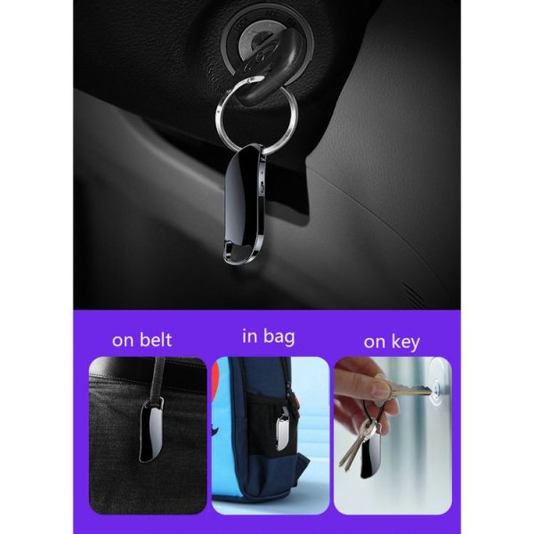 V11 Portable Keychain HD Recording Pen Voice Recorder, Capacity: 32GB (Black) - Image 8