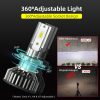 F2 H4 1 Pair 12V / 25W / 3000LM IP68 Waterproof Car 1860 CSP LED Headlight (White Light) - Image 3