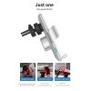 V8 15W 360 Degree Rotatable Smart Sensor Car Wireless Charger Phone Holder (White) - Image 2
