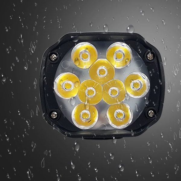2 PCS L5 8-85V / 10W / 6000K / 1200LM Motorcycle / Car IP65 Waterproof External LED Headlight Spotlight - Image 4