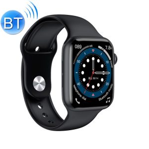 WIWU SW01 1.75 inch 2.5D Curved HD IPS Touch Screen Bluetooth Smart Watch, Support Body Temperature Measurement & Heart Rate / Blood Pressure / Blood Oxygen / Sleep Detection & Multiple Exercise Modes (Black)