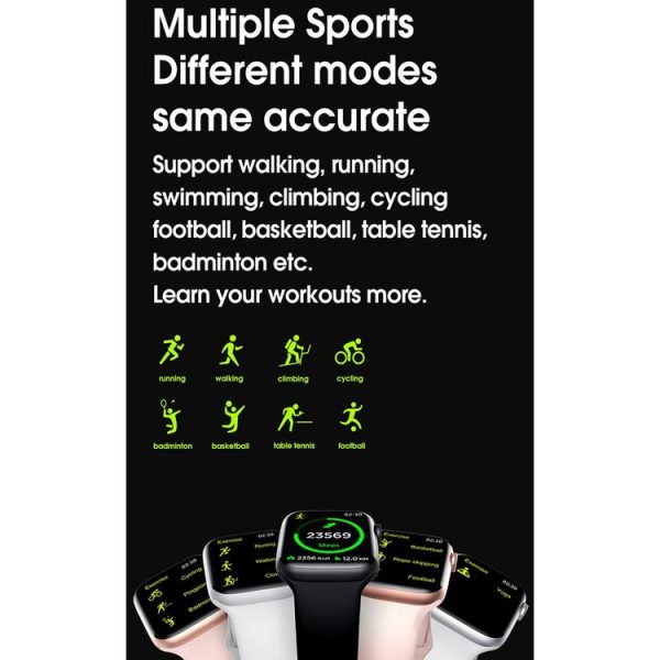 WIWU SW01 1.75 inch 2.5D Curved HD IPS Touch Screen Bluetooth Smart Watch, Support Body Temperature Measurement & Heart Rate / Blood Pressure / Blood Oxygen / Sleep Detection & Multiple Exercise Modes (Black) - Image 14
