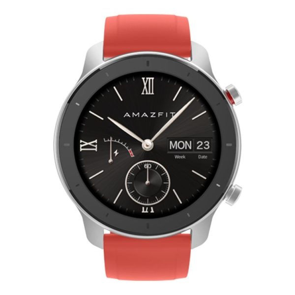 Original Xiaomi Youpin Amazfit GTR 42mm 1.2 inch AMOLED Screen Bluetooth 5.0 5ATM Waterproof Smart Watch, Support 12 Sport Modes / Heart Rate Monitoring / NFC Analog Door Card / GPS Positioning (Coral Red) - Image 2