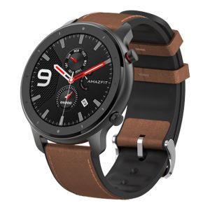 Original Xiaomi Youpin Amazfit GTR 47mm 1.39 inch AMOLED Screen Bluetooth 5.0 5ATM Waterproof Smart Watch, Support 12 Sport Modes / Heart Rate Monitoring / NFC Analog Door Card / GPS Positioning (Aluminum Alloy)