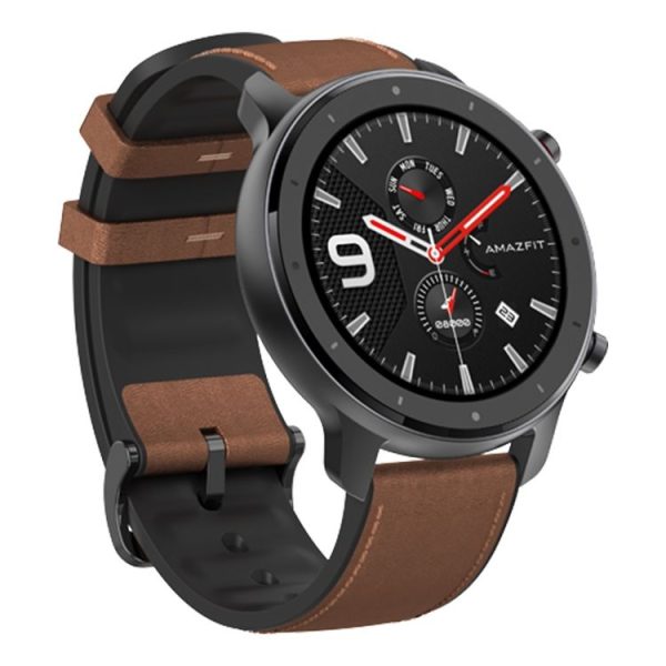 Original Xiaomi Youpin Amazfit GTR 47mm 1.39 inch AMOLED Screen Bluetooth 5.0 5ATM Waterproof Smart Watch, Support 12 Sport Modes / Heart Rate Monitoring / NFC Analog Door Card / GPS Positioning (Aluminum Alloy) - Image 3