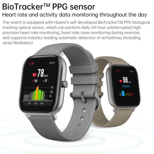 Original Xiaomi Youpin Amazfit GTS 1.65 inch AMOLED Screen Bluetooth 5.0 5ATM Waterproof Smart Watch, Support 12 Sport Modes / Heart Rate Monitoring / NFC Analog Door Card / GPS Positioning (Obsidian Black) - Image 11