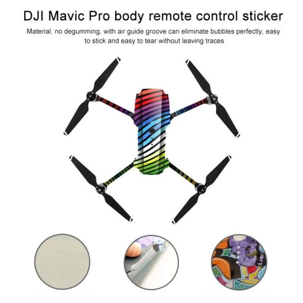 Waterproof All-surround Adhesive Sticker for DJI Mavic Pro (Colorful Dot) - Image 3