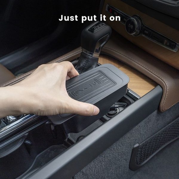 Car Qi Standard Wireless Charger 10W Quick Charging for Volvo S60 2019-2021, Left and Right Driving - Image 5