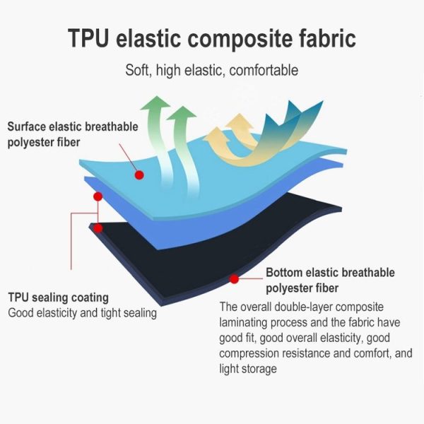 Outdoor Camping Trip Foldable Portable Inflatable Pillow Nap Waist Pillow, Specification: Press to Inflate (Double Ink Blue) - Image 4