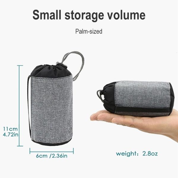Outdoor Camping Trip Foldable Portable Inflatable Pillow Nap Waist Pillow, Specification: Press to Inflate (Double Ink Blue) - Image 6