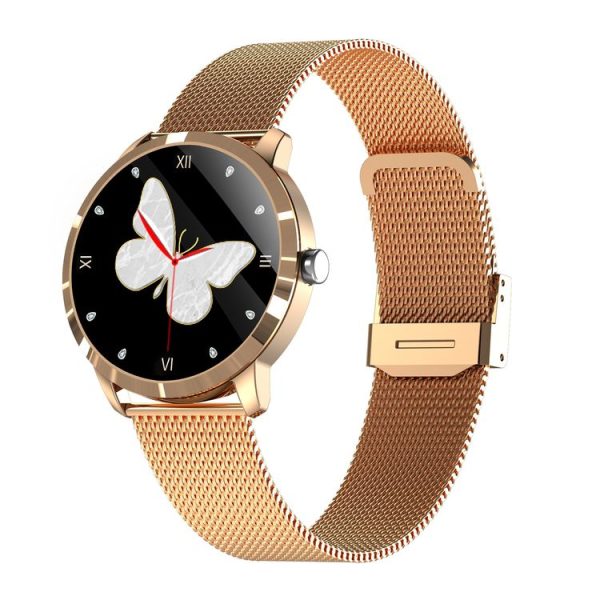 Q8L 1.09 inch IPS Color Screen Bluetooth 5.0 IP67 Waterproof Smart Watch, Support Sleep Monitoring / Blood Oxygen Monitoring / Women Menstrual Cycle Reminder / Multi-exercise Mode (Gold) - Image 2