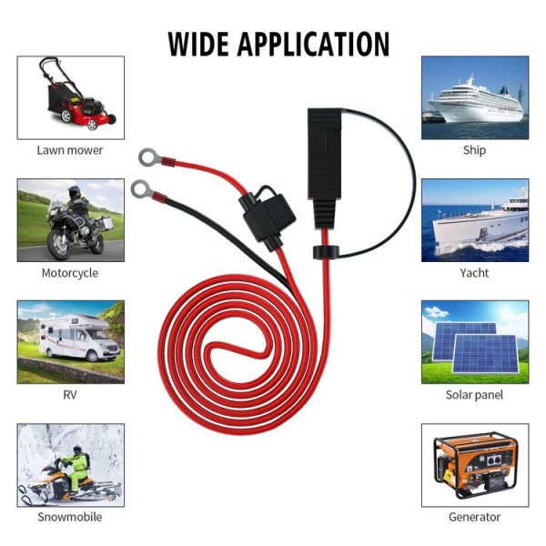 CS-1423A1 1.4m OT Terminal Cable with SAE Socket + 10A Fuse - Image 7