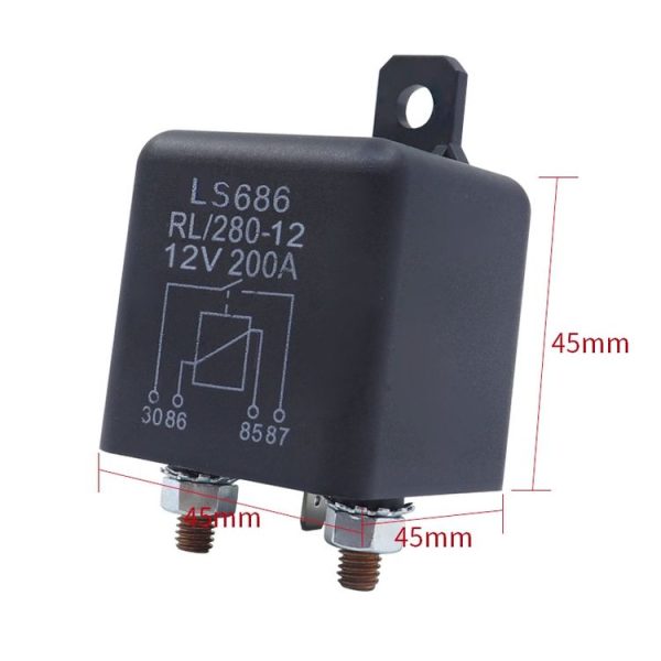 12V 1.8W Continuous Type 200A RV Modified Start Relay - Image 4
