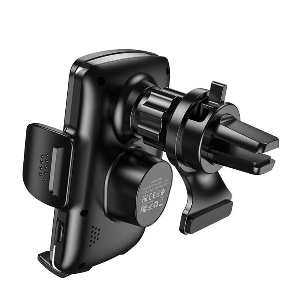 Hoco CA84 Car Smart Wireless Charging Holder Bracket (Black) - Image 3