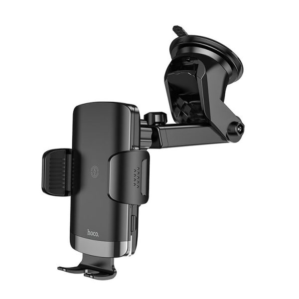 Hoco CA84 Car Smart Wireless Charging Holder Bracket (Black) - Image 4
