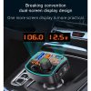 BC69 PD3.0 + QC3.0 Dual-port Fast Charging Car Dual-screen Display Bluetooth MP3 Player - Image 2
