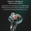 BC69 PD3.0 + QC3.0 Dual-port Fast Charging Car Dual-screen Display Bluetooth MP3 Player - Image 9