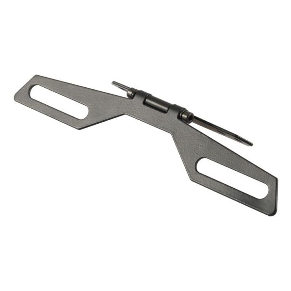 A6321 Motorcycle License Plate Lamp Triangle Bracket with Tool Bag - Image 3