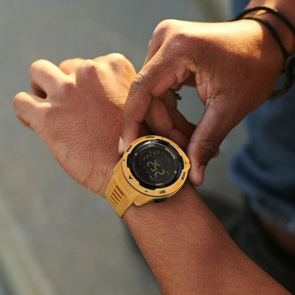 NORTH EDGE Mars Men Luminous Digital Waterproof Smart Sports Watch, Support Alarm Clock & Countdown & Sports Mode (Yellow) - Image 8
